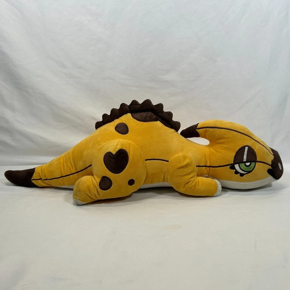 Weighted Stuffed Animal Dinosaur Plush Lizard Yellow Anxiety Calm 3lbs 24